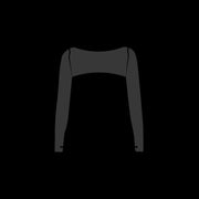 black activewear matching set bolero layering long sleeve stretchy pilates yoga tennis golf strength training everyday soft freedom light support gym clothes athleisure workout inala quito ecuador slow fashion international global handmade sustainable